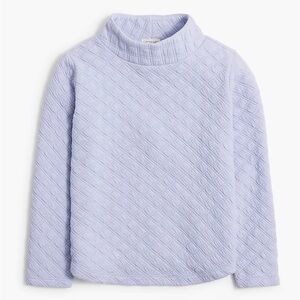J. Crew Crewcuts Girls' quilted mockneck pullover
